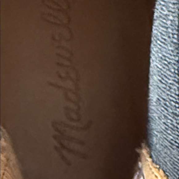 Madewell Snake-Print Ankle Boots in Tan Taupe and Black Size 7.5 - Picture 9 of 16